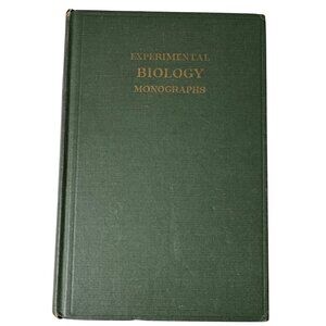 Experimental Biology Monographs Phytohormones 1937 Hardcover By F.W. Went & K.V.